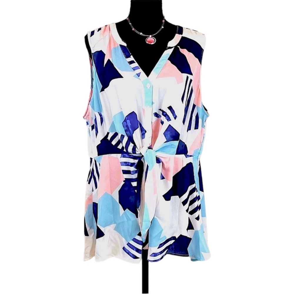 Torrid woman’s unique 1X sleeveless blouse